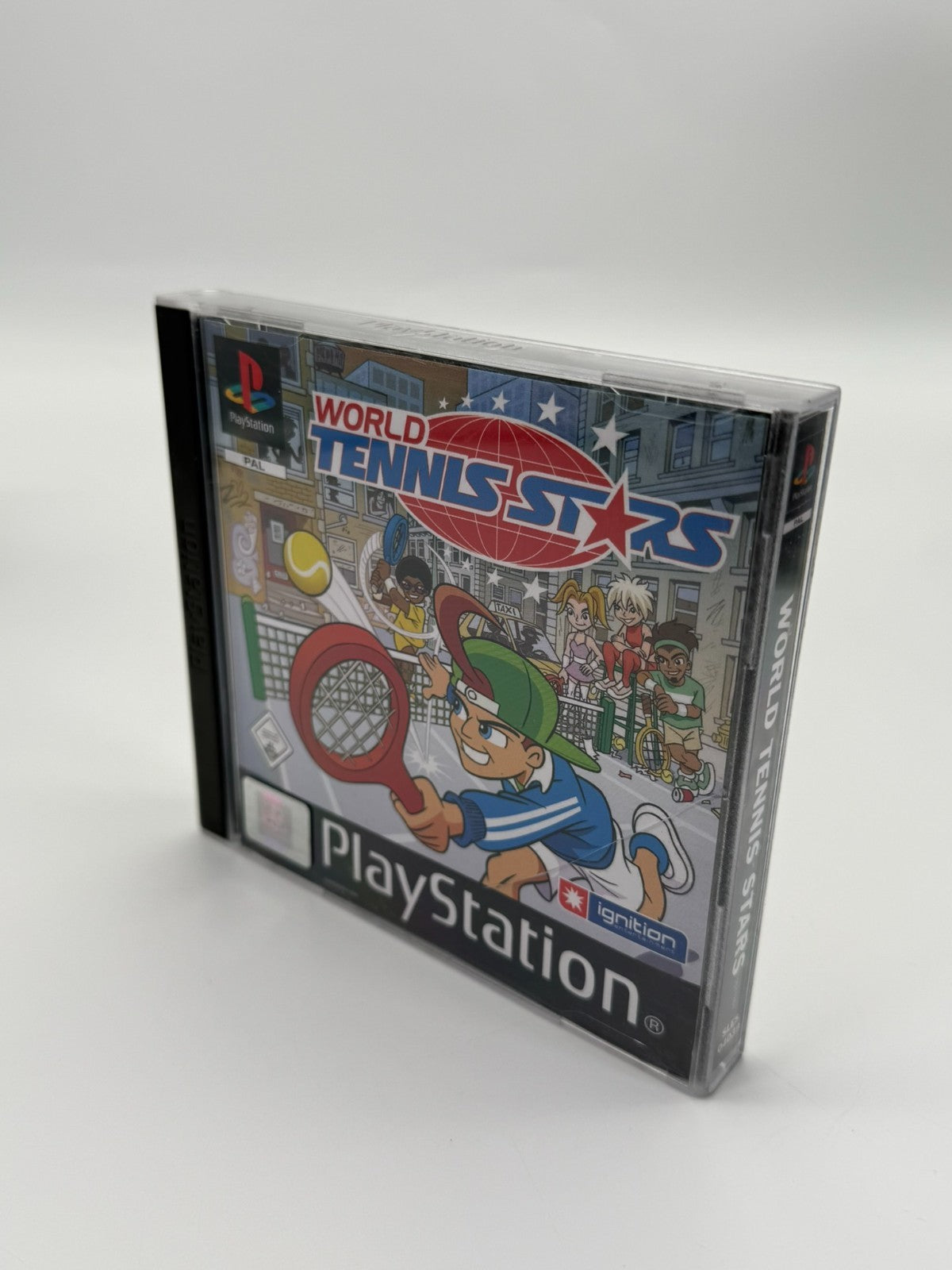 World Tennis Stars Sony Playstation 1 guter Zustand CIB OVP
