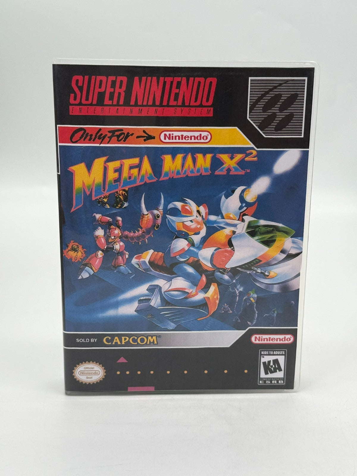 Mega Man X2 Super Nintendo SNES NTSC-U/C Good Condition Cartridge + Manual