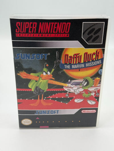 Daffy Duck The Marvin Missions Super Nintendo SNES NTSC-U/C bon - Très bon