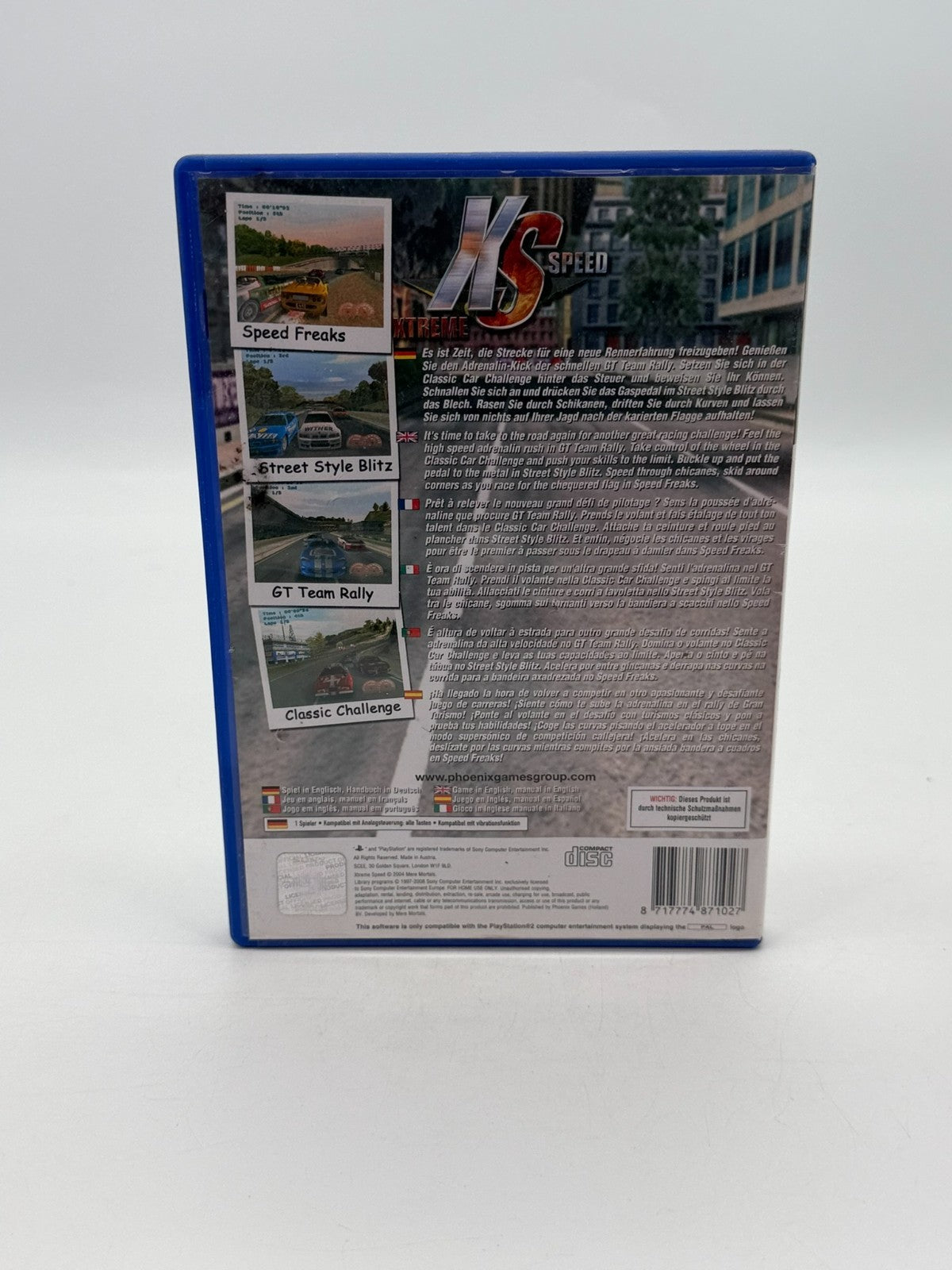 Xtreme Speed Sony Playstation 2 guter Zustand CIB OVP
