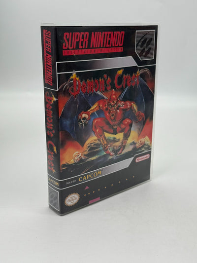 Demons Crest Super Nintendo SNES NTSC-U/C guter Zustand Anleitung + Modul