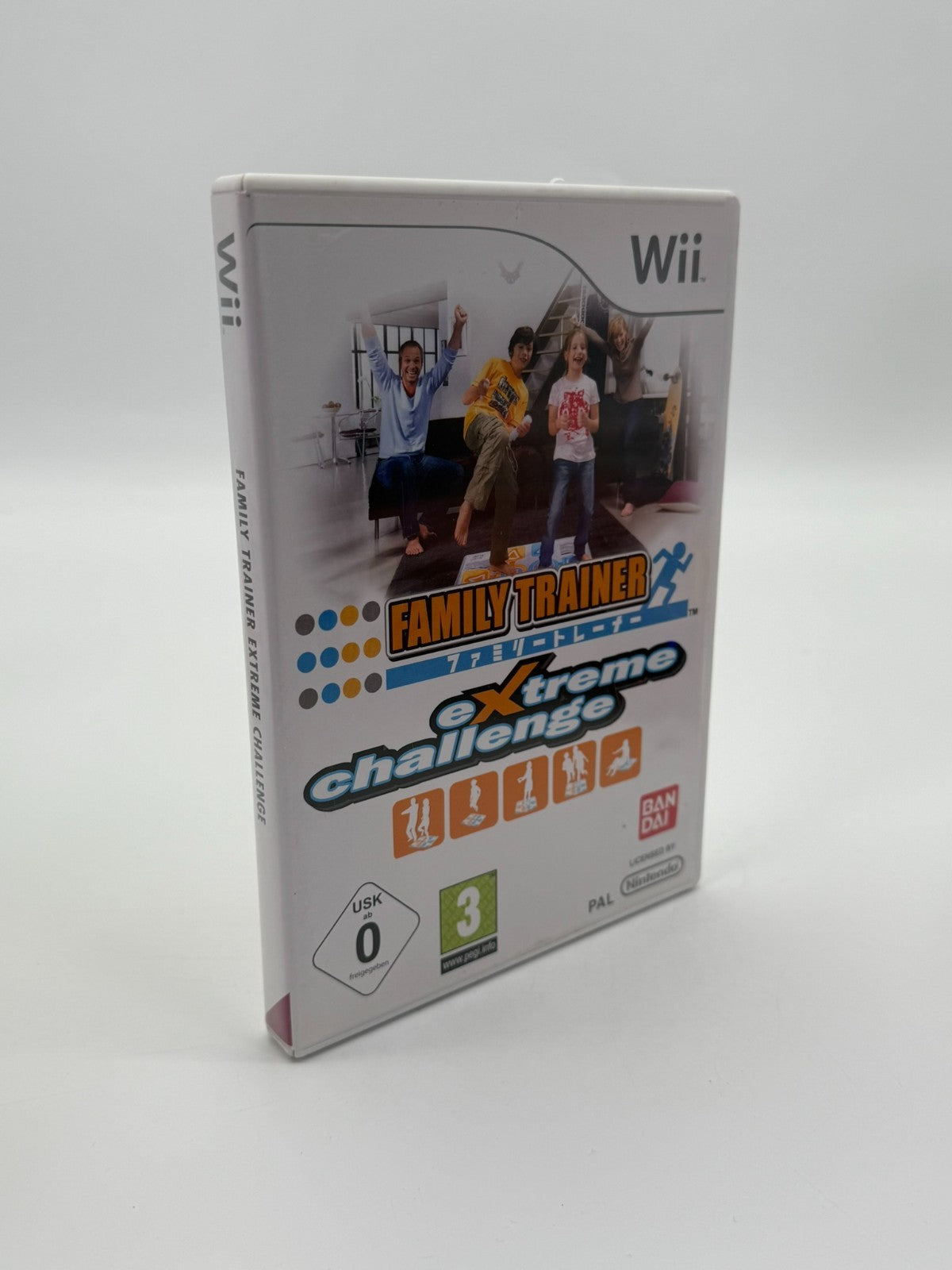 Family Trainer Extreme Challenge Nintendo Wii guter Zustand CIB OVP