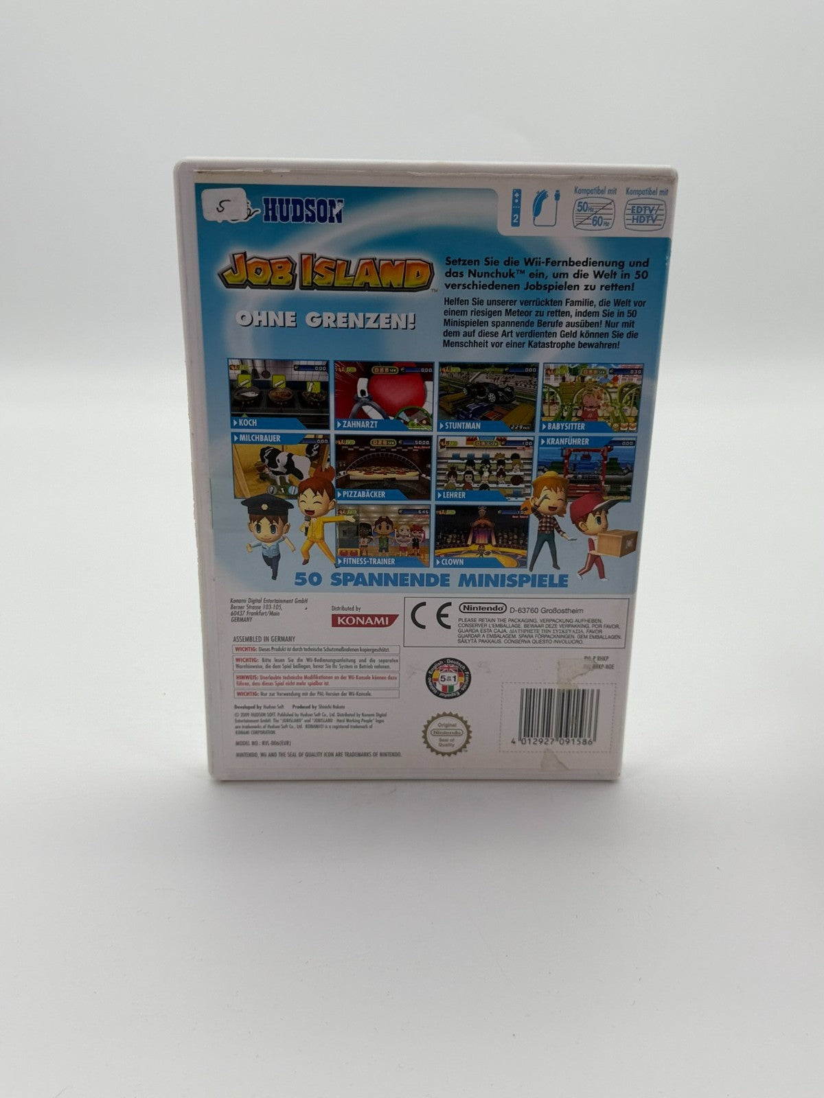 Job Island Nintendo Wii Sehr guter Zustand CIB OVP
