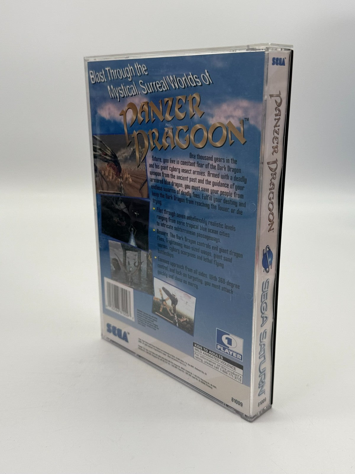 Panzer Dragoon Sega Saturn NTSC-U/C Very Good Condition CIB OVP Long Box