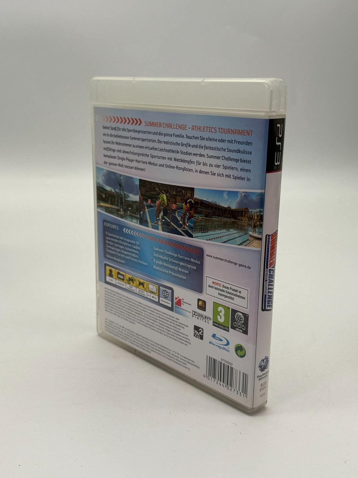 Summer Challenge Athletics Tournament Sony Playstation 3 Très bon état