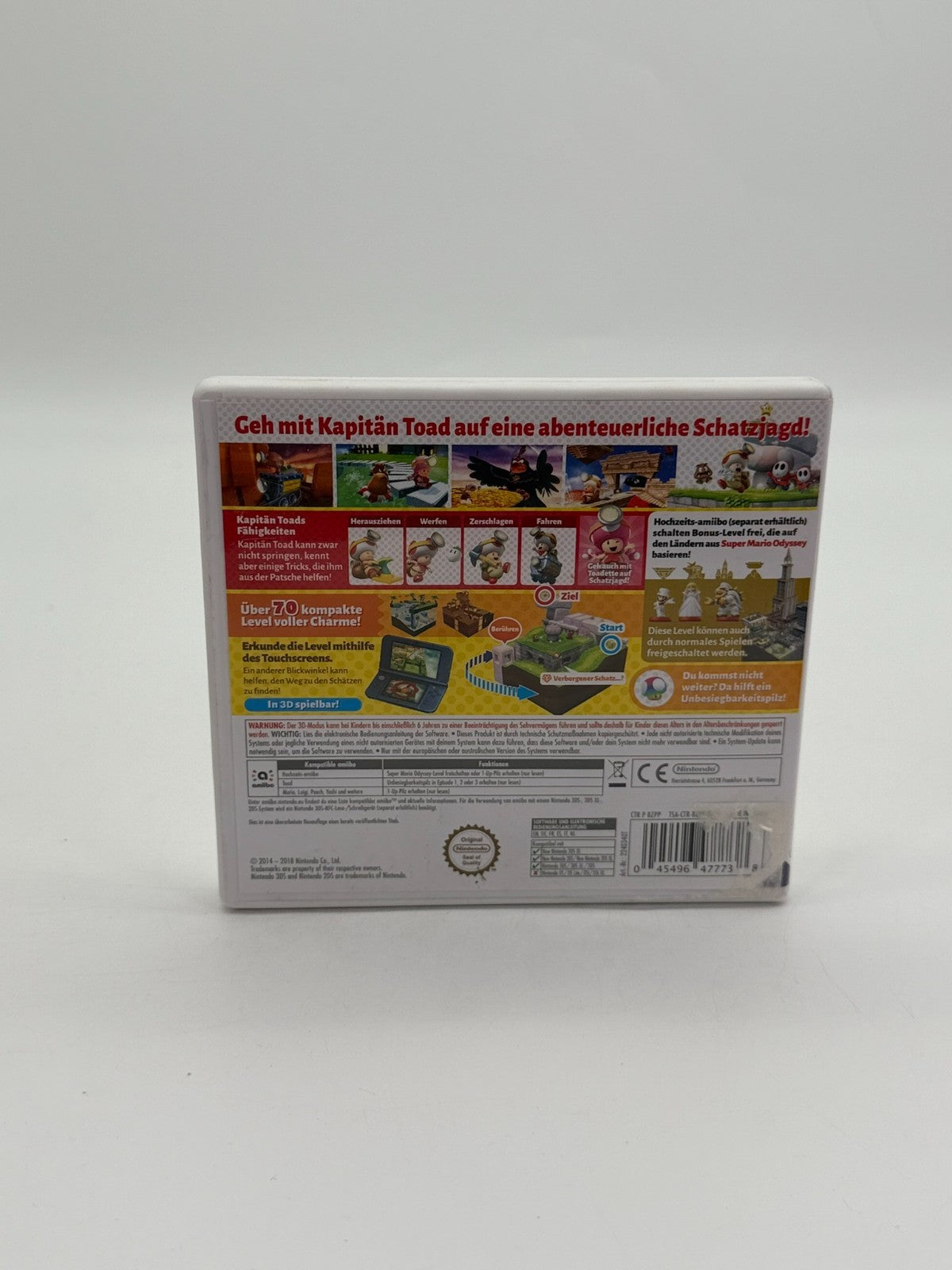 Captain Toad Treasure Tracker Nintendo 3DS Good Condition CIB OVP