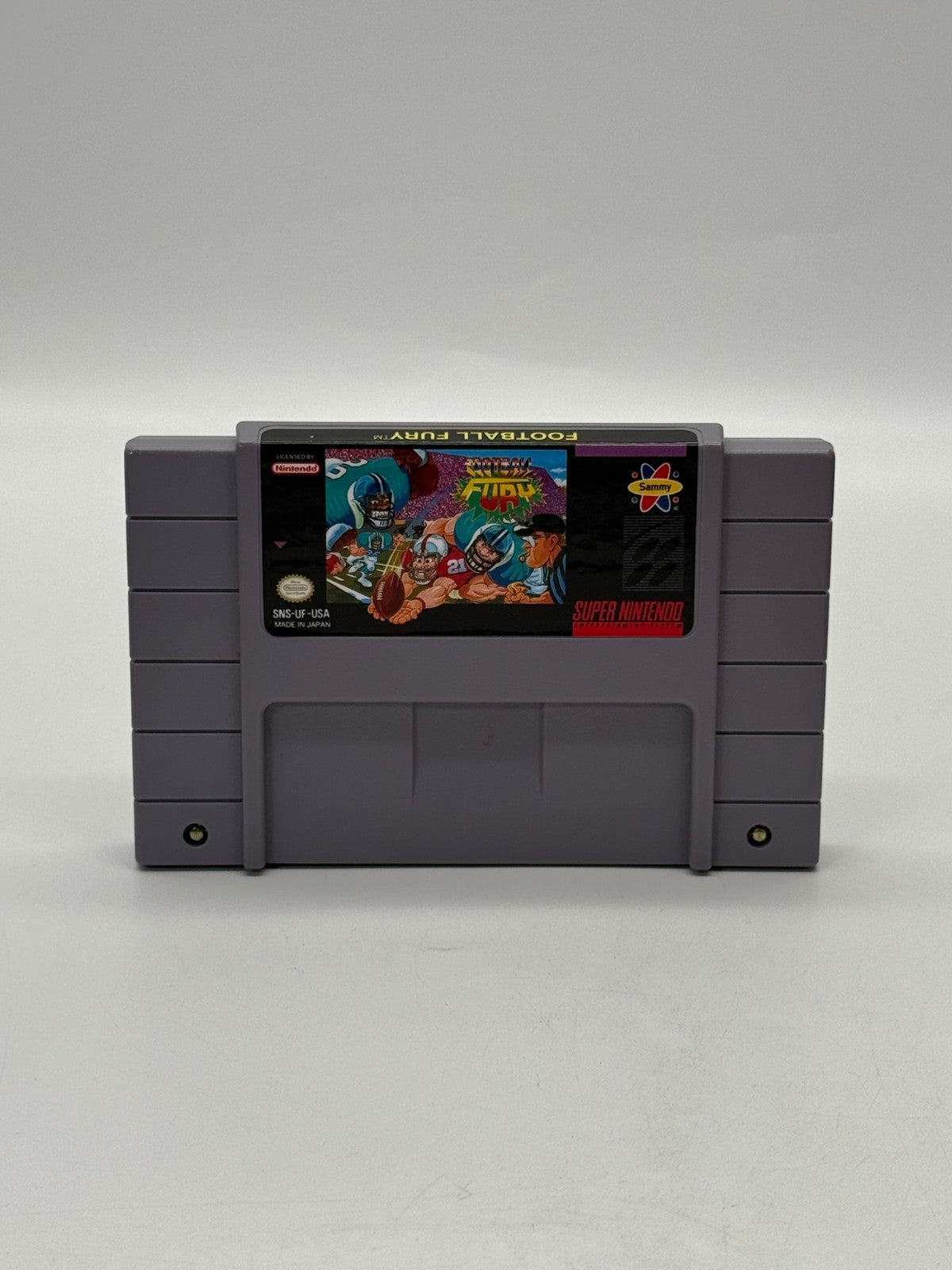 Football Fury Super Nintendo SNES NTSC-U/C gut - Sehr gut Modul + Anleitung