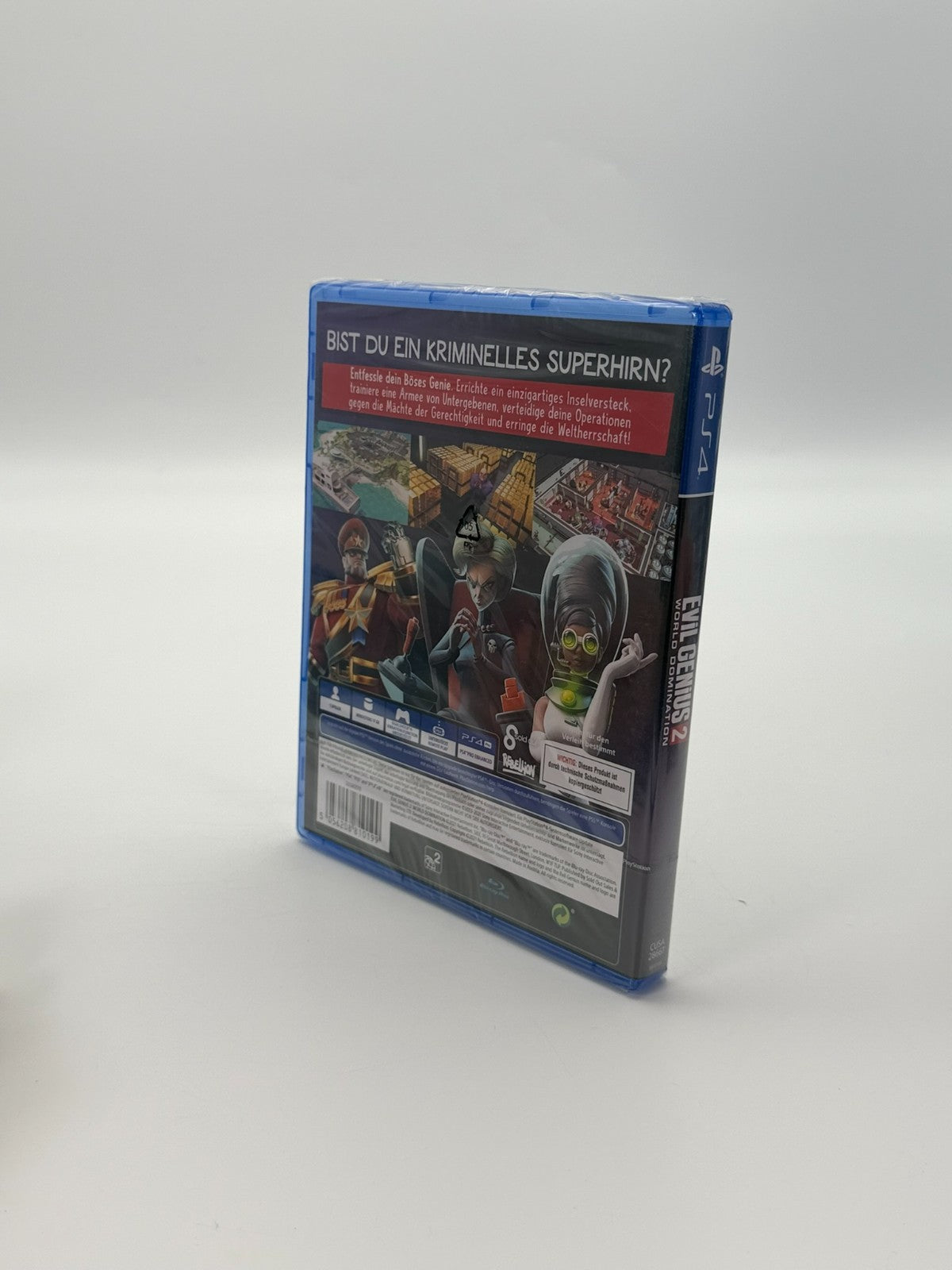 Evil Genius 2 World Domination Sony Playstation 4 Factory Sealed CIB OVP