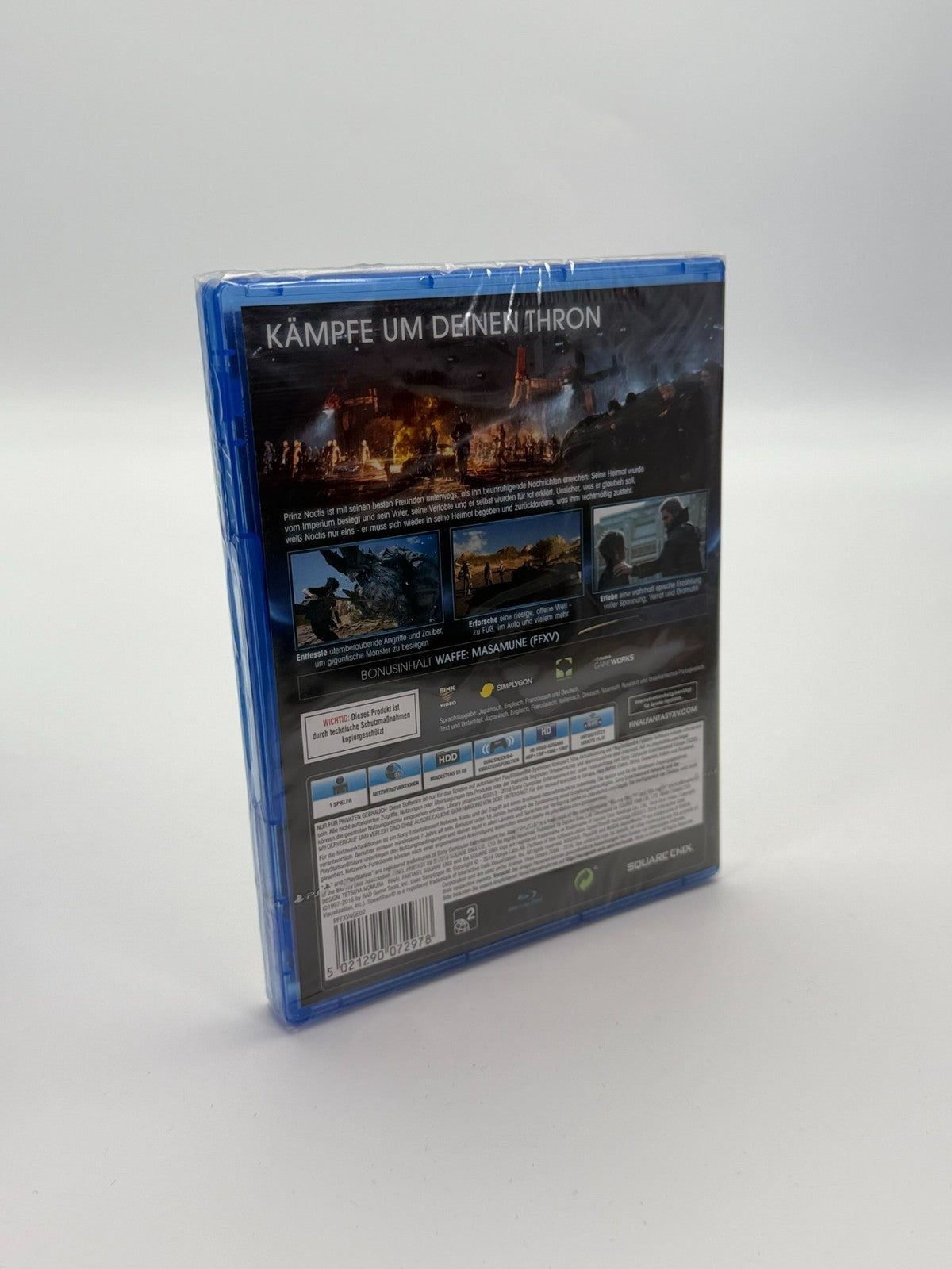 Final Fantasy XV Day One Edition Sony Playstation 4 Factory Sealed Neu CIB OVP