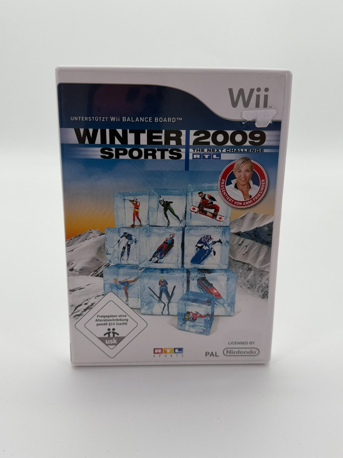 RTL Winter Sports 2009 Nintendo Wii guter Zustand CIB OVP