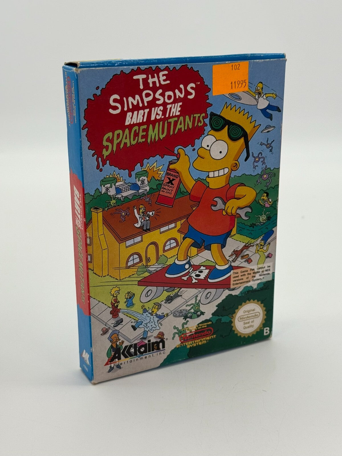 The Simpsons: Bart vs. The Space Mutants Nintendo NES Bon - Très bon CIB OVP