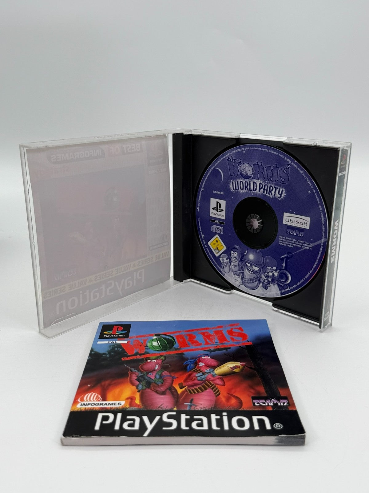 Worms Sony Playstation 1 akzeptabler - guter Zustand CIB OVP