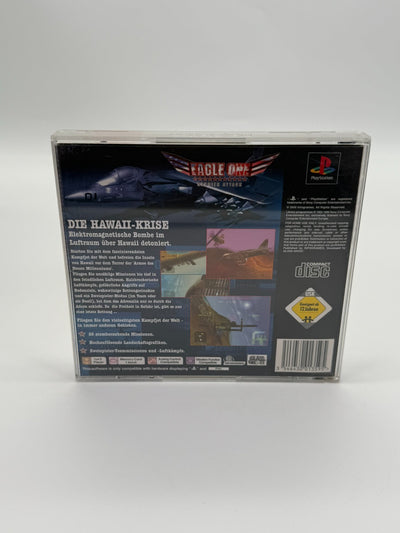 Eagle One Harrier Attack Sony Playstation 1 bon état boîte d'origine