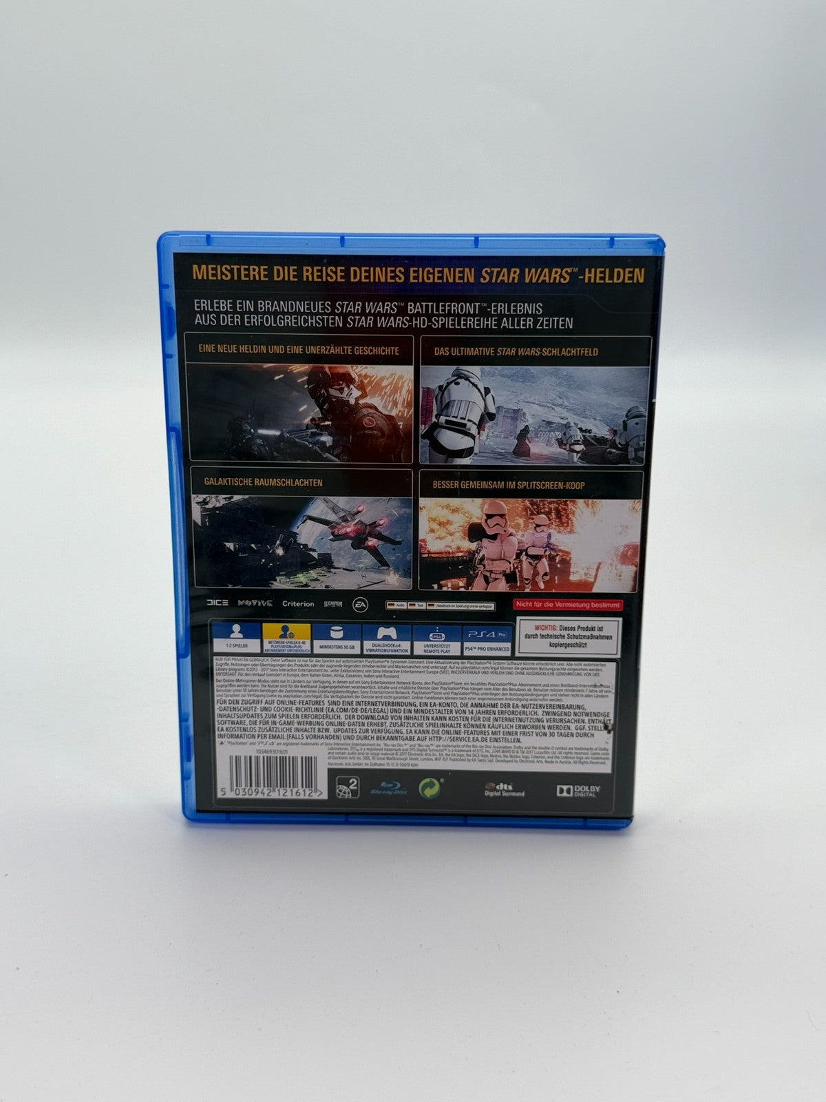 Star Wars Battlefront II Sony PlayStation 4 Good Condition CIB OVP