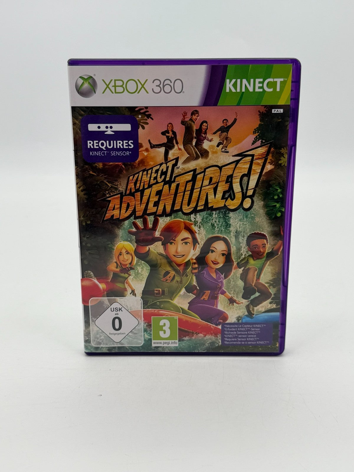 Kinect Adventures Microsoft Xbox 360 Good Condition CIB OVP