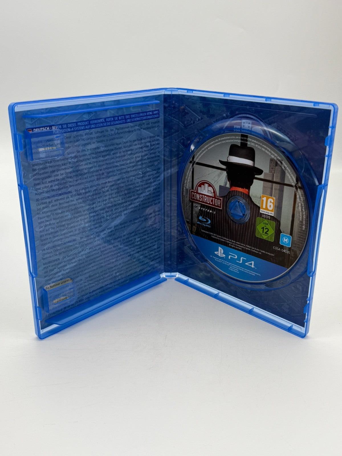 Constructor Meets Corruption Sony Playstation 4 Très bon état Emballage d'origine