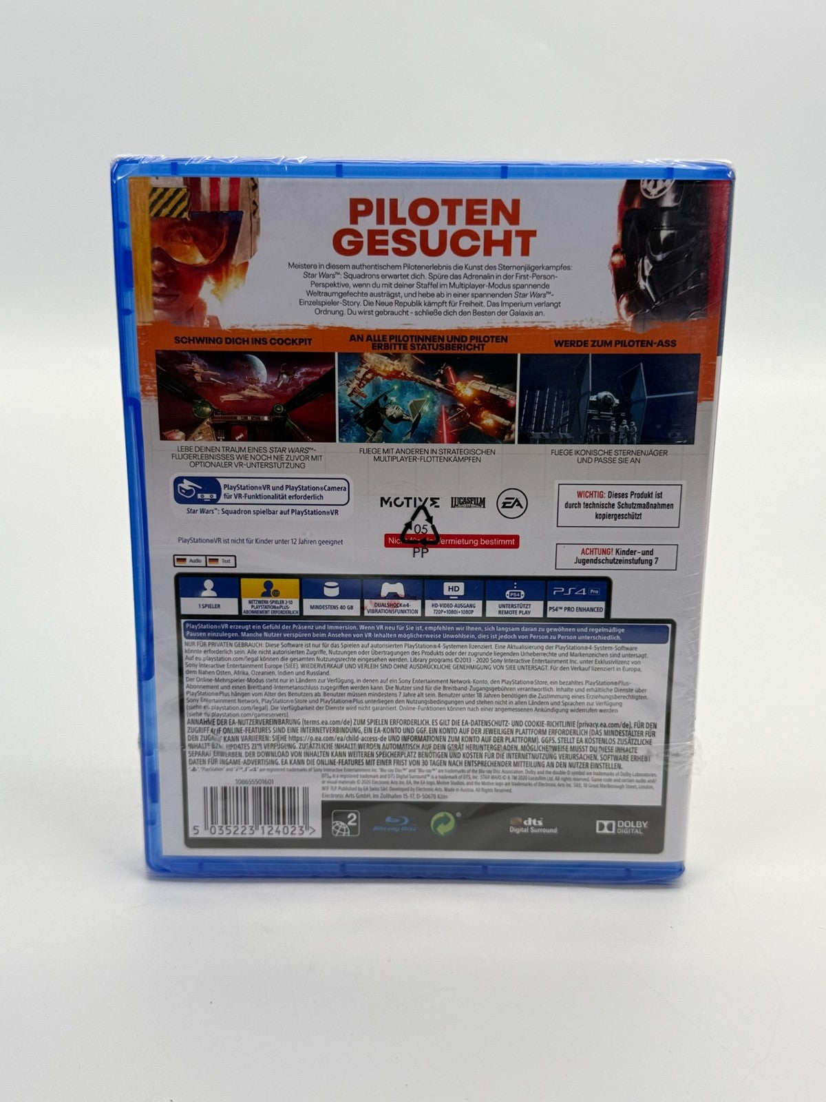 Star Wars Squadrons Sony Playstation 4 Factory Sealed New CIB OVP
