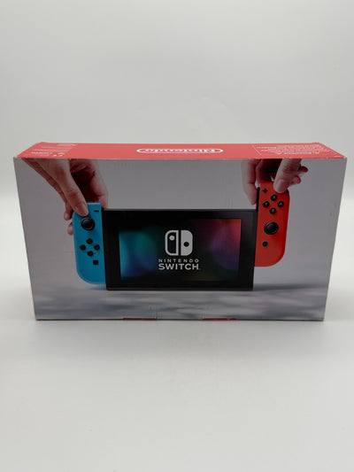 Nintendo Switch V1 Konsole Grün Rot guter Zustand mit Originalverpackung