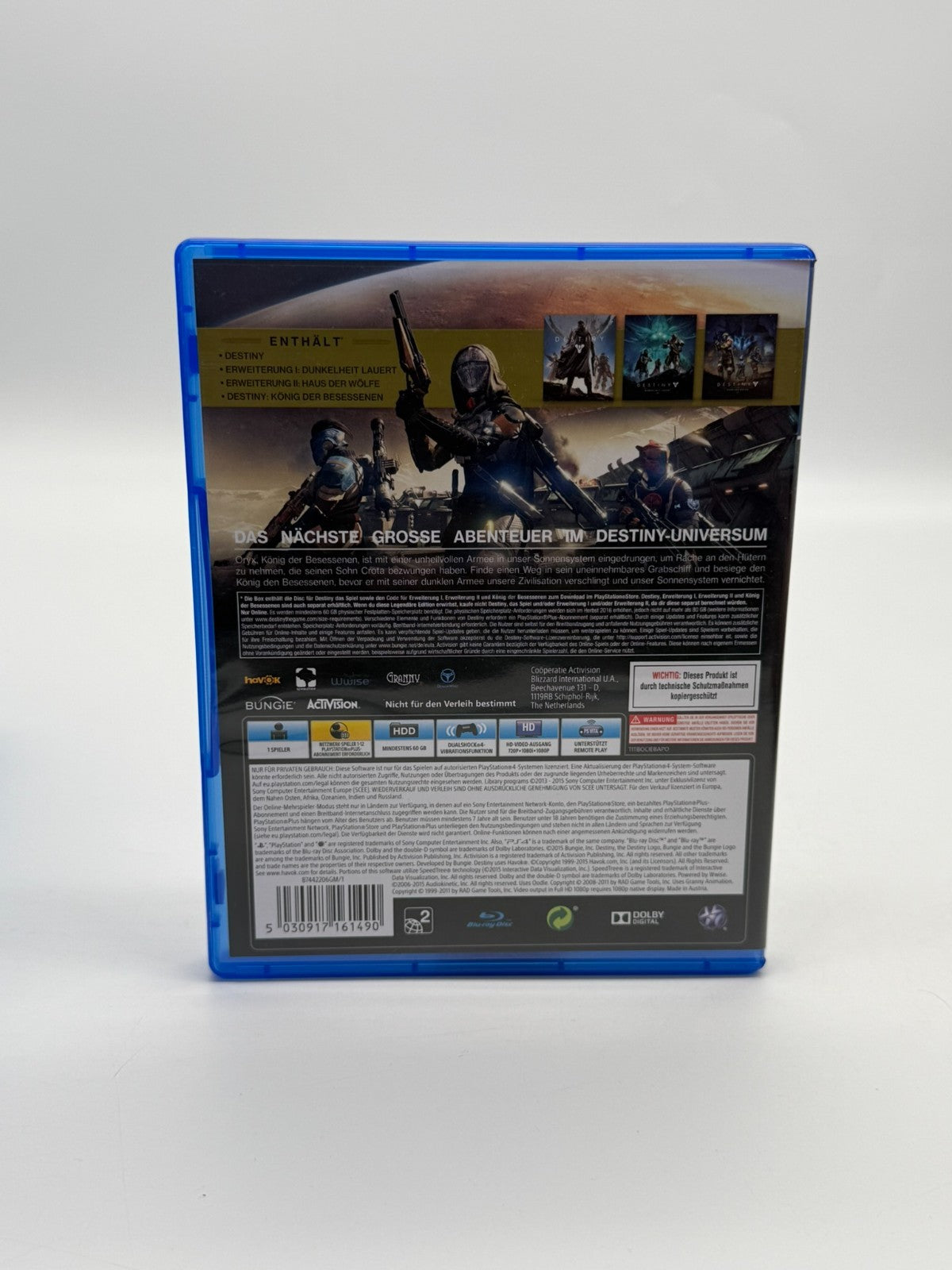 Destiny La Reine des Ensorcelés Édition Légendaire Sony Playstation 4 Très bon état CIB