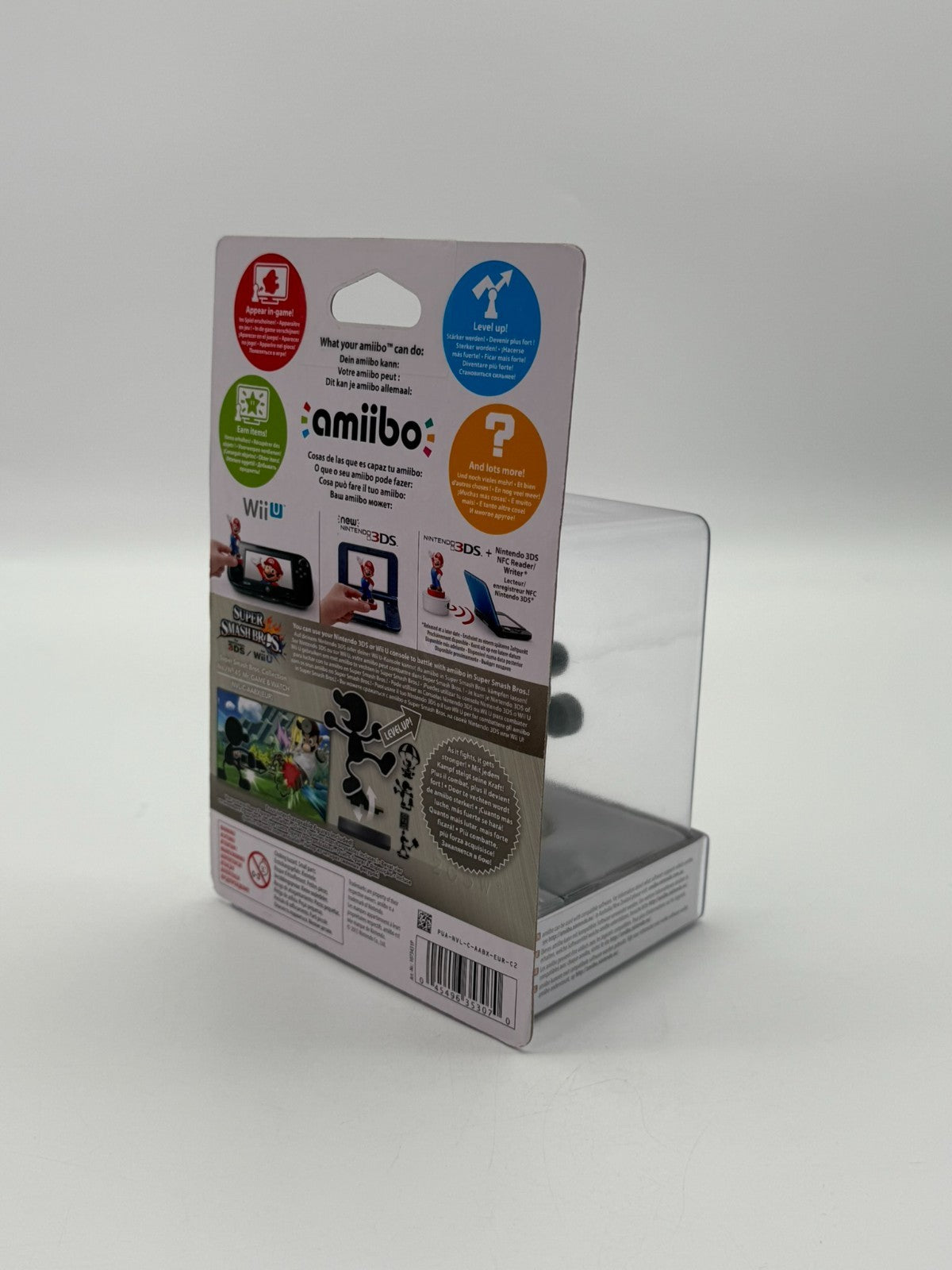 Super Smash Bros. Mr. Game & Watch Amiibo Scellé Neuf & Jamais Utilisé CIB OVP