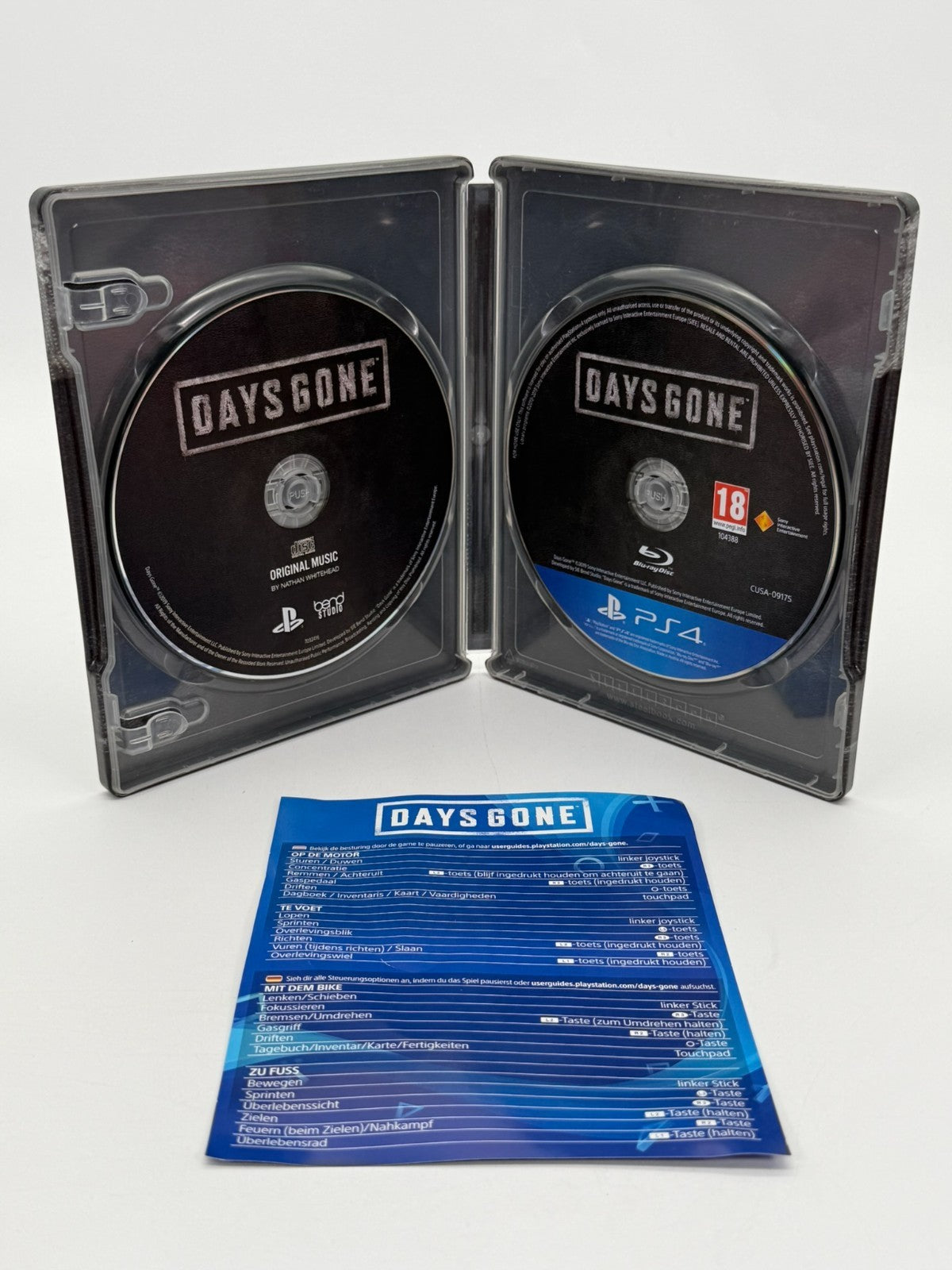 Days Gone Steelbook Sony Playstation 4 avec jeu Très bon CIB