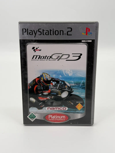 MotoGP 3 Sony Playstation 2 bon état complet en boîte avec emballage d'origine