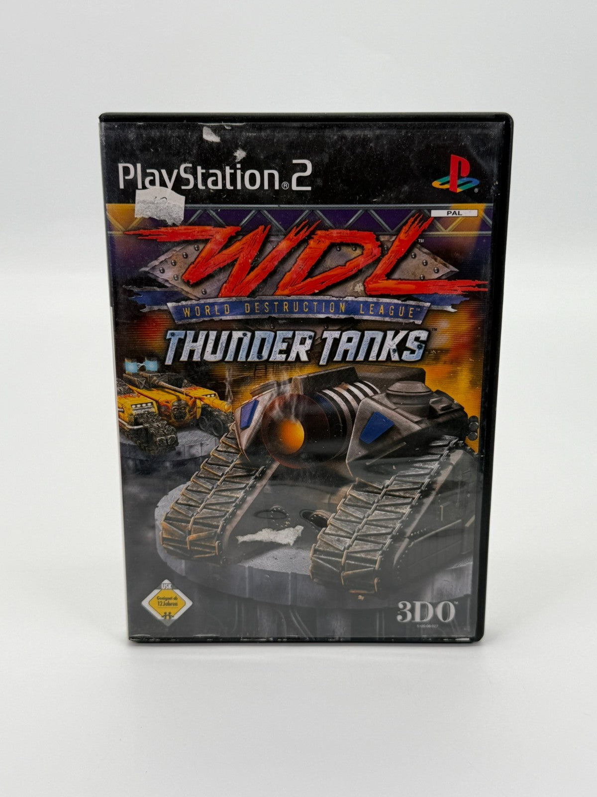 World Destruction League Thunder Tanks Sony Playstation 2 guter Zustand CIB OVP