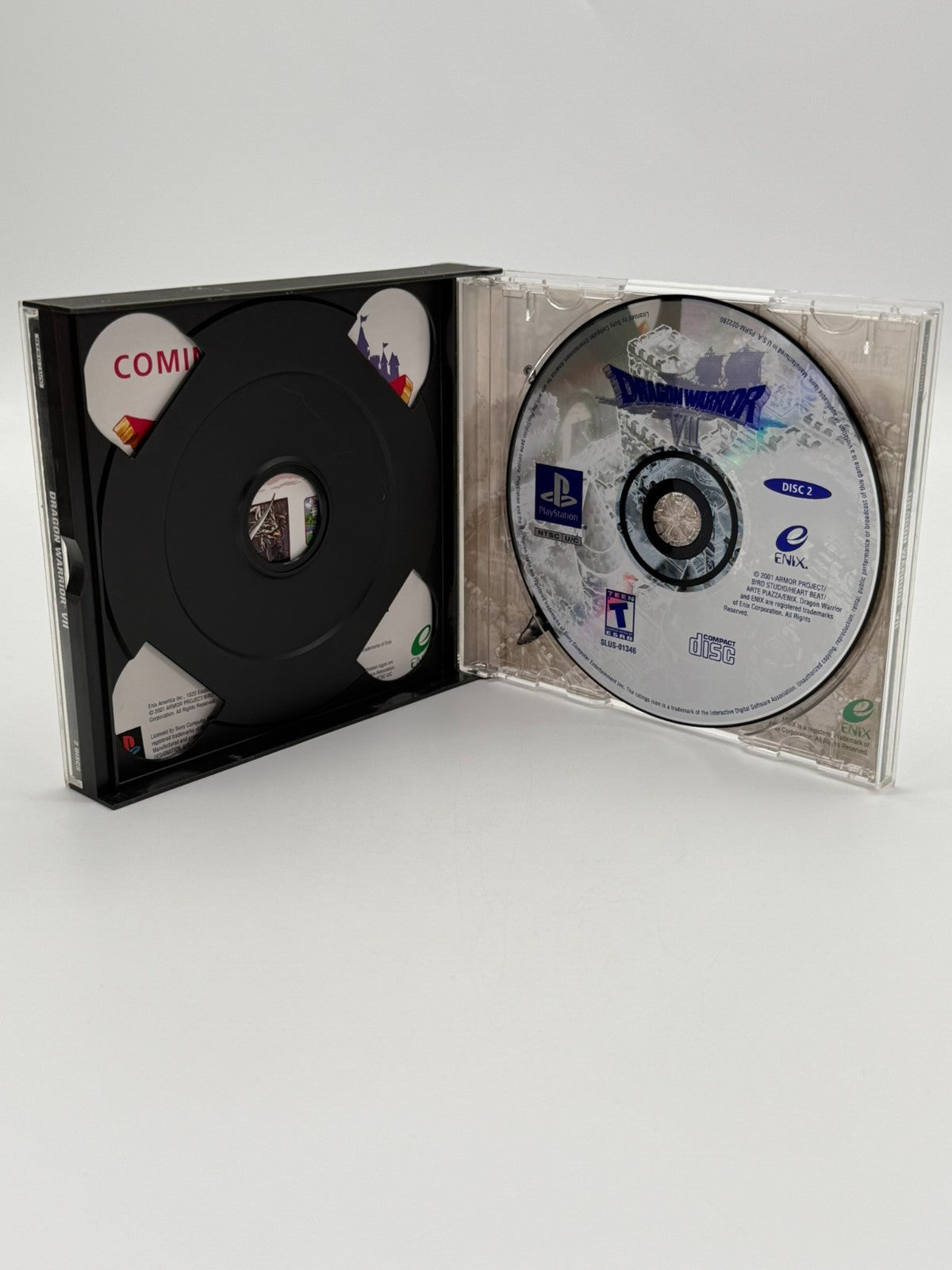 Dragon Warrior VII Sony Playstation 1 bon état CIB OVP Grande Boîte NTSC