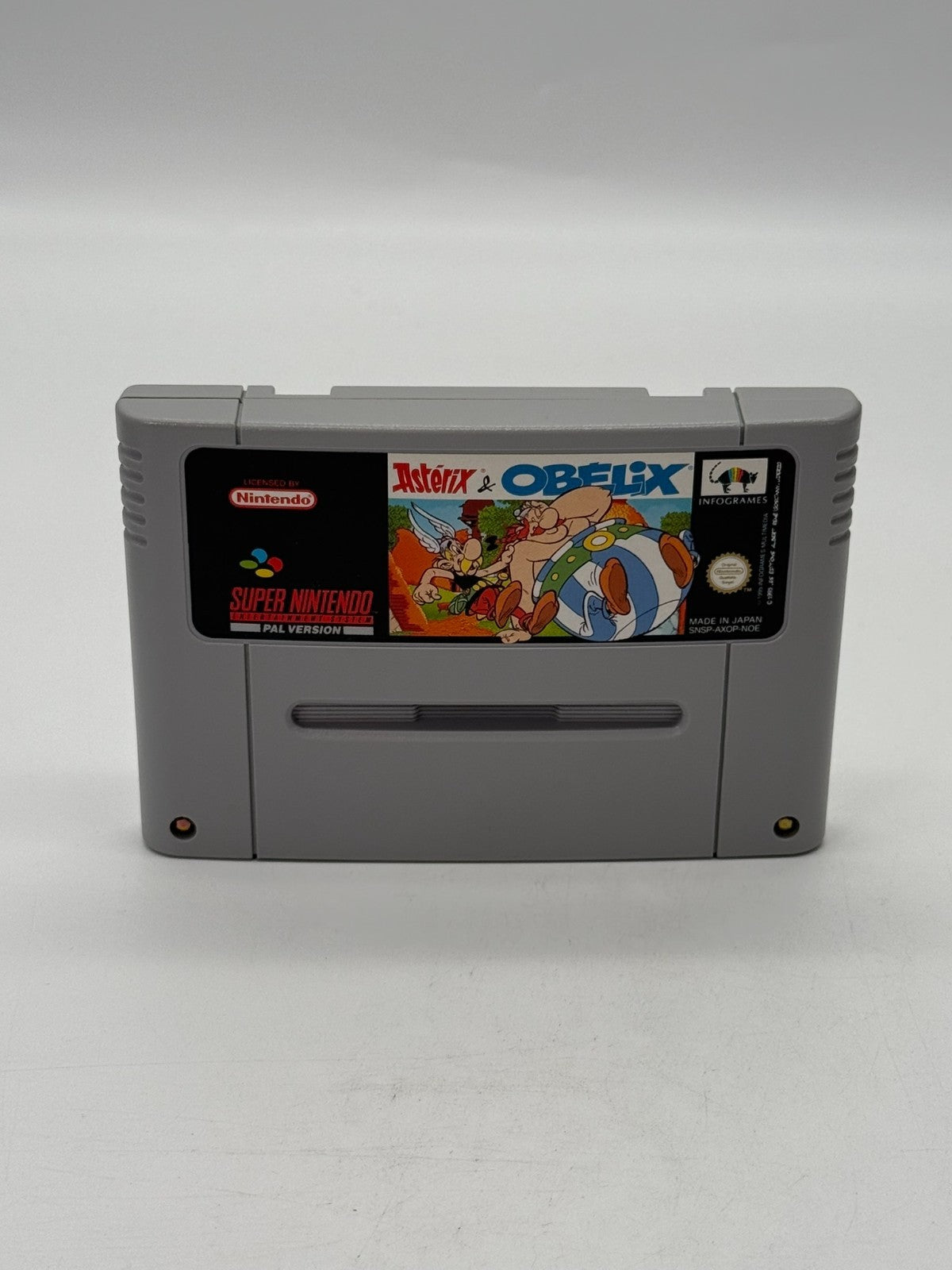 Asterix & Obelix Super Nintendo SNES PAL Good - Very Good Condition