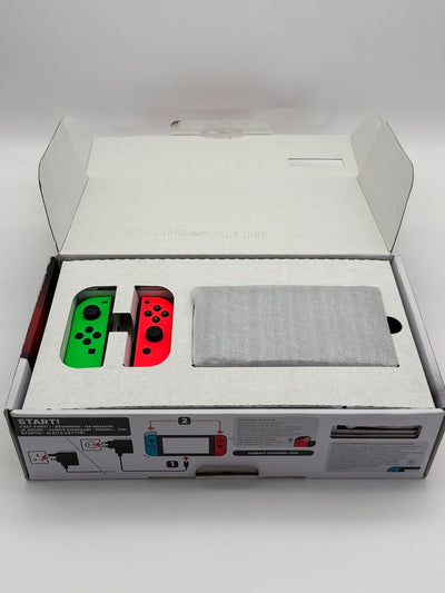 Nintendo Switch V1 Konsole Grün Rot guter Zustand mit Originalverpackung