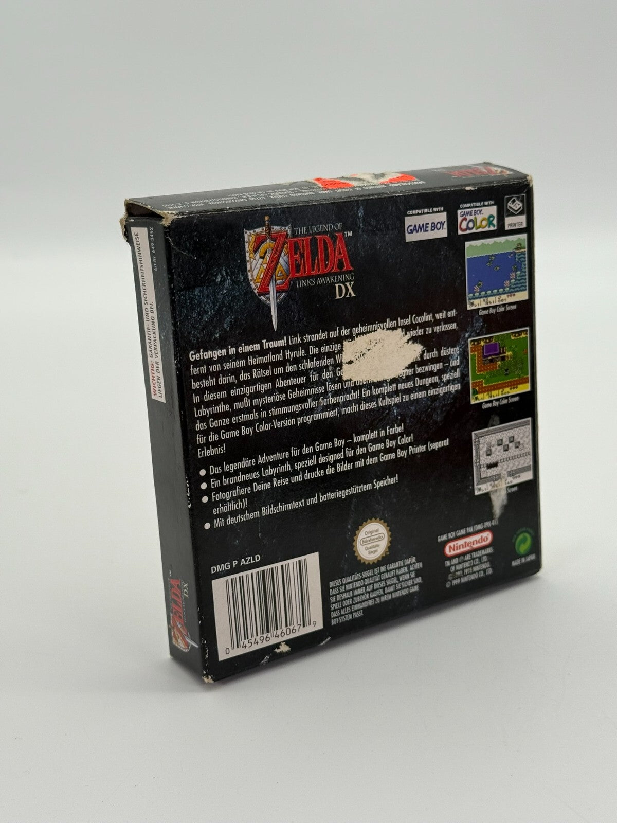 The Legend of Zelda Links Awakening Nintendo Game Boy Color bon état boîte