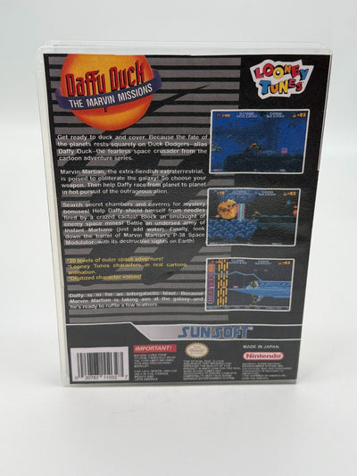 Daffy Duck The Marvin Missions Super Nintendo SNES NTSC-U/C bon - Très bon