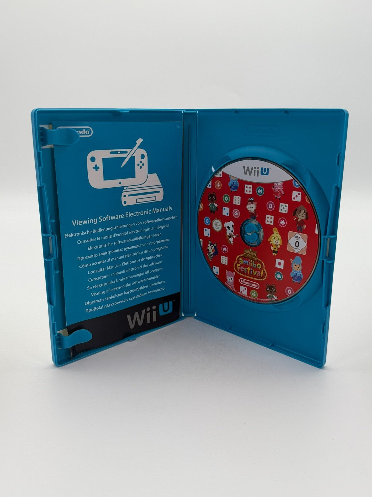 Animal Crossing Amiibo Festival Nintendo Wii U Very good condition CIB OVP