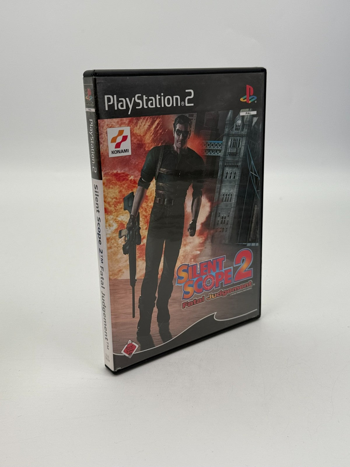 Silent Scope 2 Fatal Judgement Sony Playstation 2 good condition CIB OVP