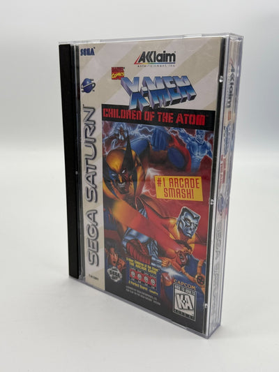 X-Men Children Of The Atom Sega Saturn NTSC-U/C guter Zustand CIB OVP Long Box