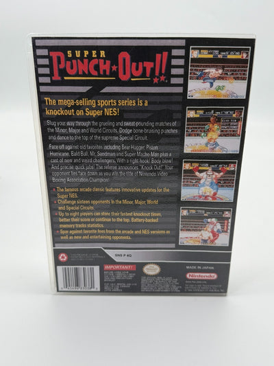 Super Punch Out Super Nintendo SNES NTSC-U/C guter Zustand