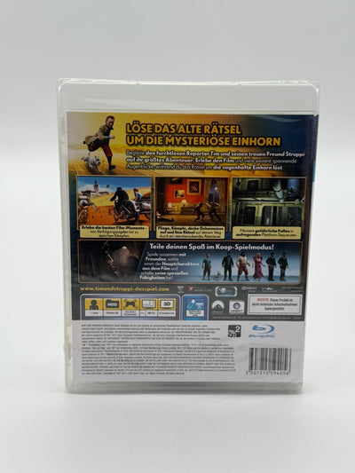 Tim und Struppi: das Geheimnis der Einhorn Sony Playstation 3 Sealed Neu