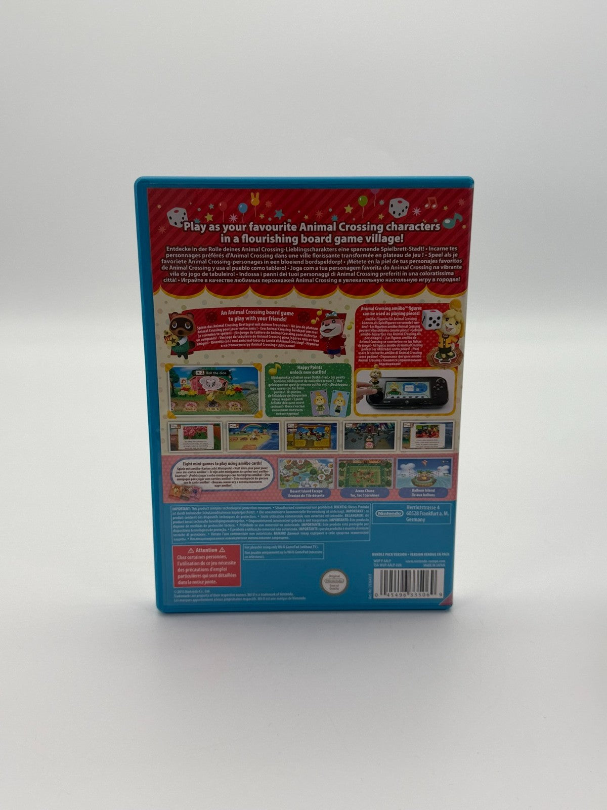Animal Crossing Amiibo Festival Nintendo Wii U Very good condition CIB OVP