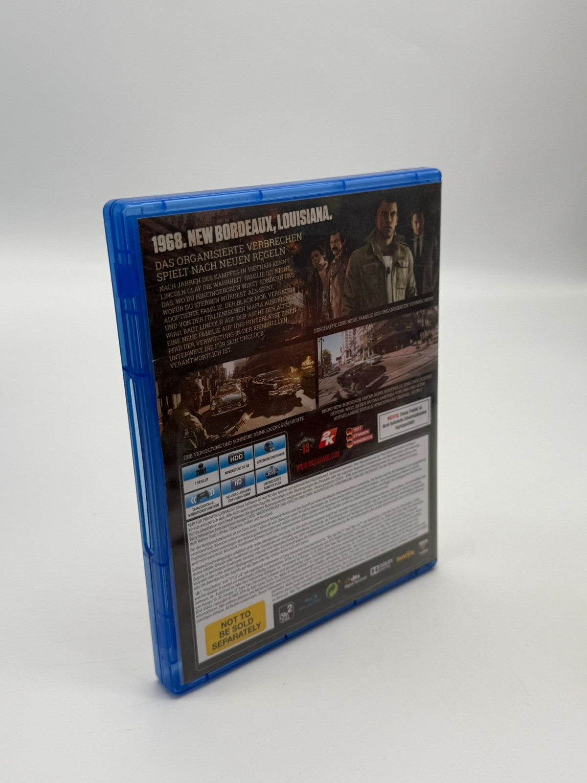 Mafia III Sony Playstation 4 Very good condition OVP