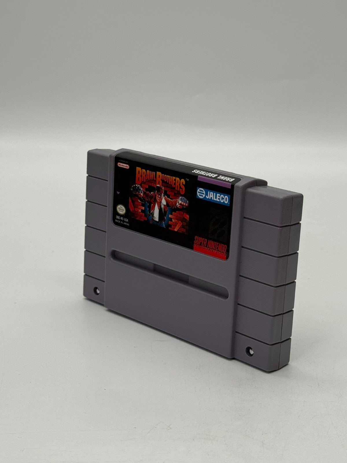 Brawl Brothers Super Nintendo SNES NTSC-U/C gut - Sehr gut Modul + Anleitung