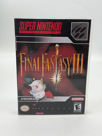 Final Fantasy III Super Nintendo SNES NTSC-U/C guter Zustand Modul + Anleitung