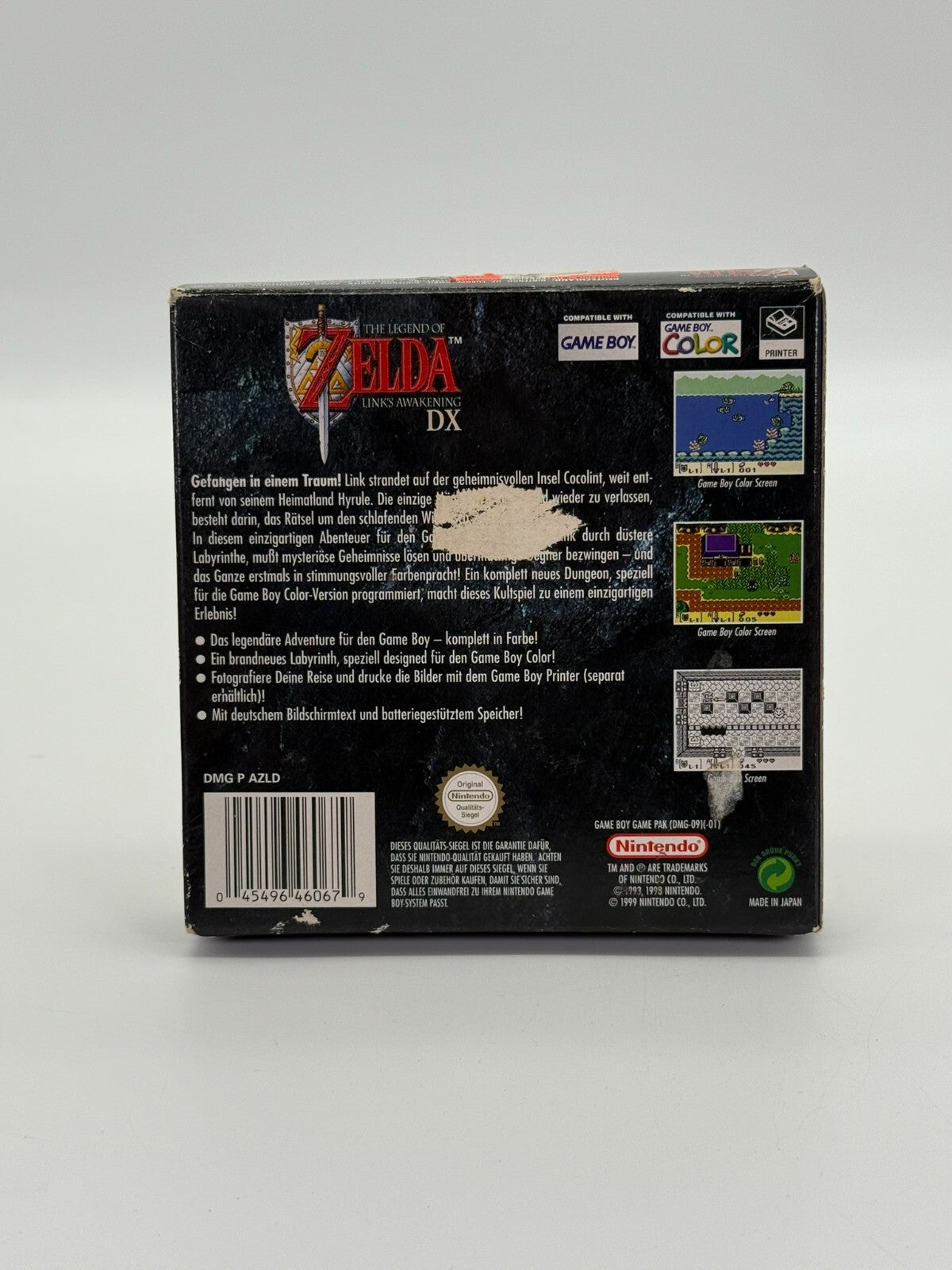The Legend of Zelda Links Awakening Nintendo Game Boy Color bon état boîte
