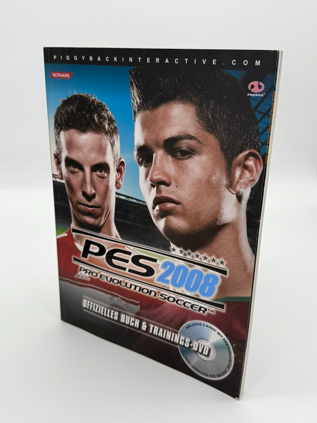 PES 2008 Pro Evolution Soccer Offizielles Lösungsbuch Sehr guter Zustand + DVD