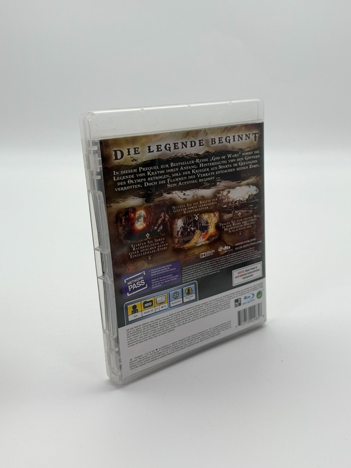 God Of War Ascension Sony Playstation 3 guter Zustand CIB OVP