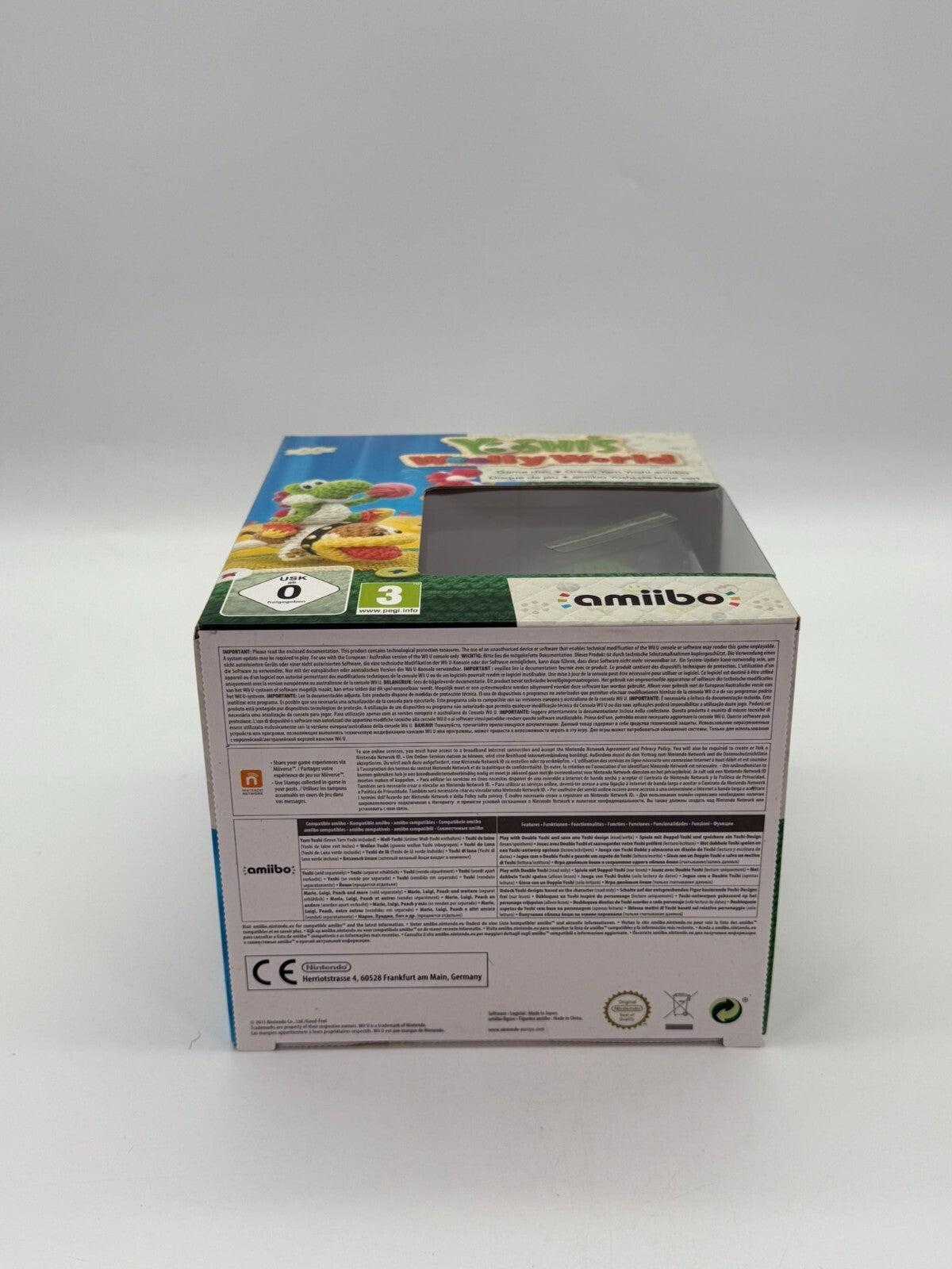 Yoshi's Woolly World - Amiibo Figur Bundle Nintendo Wii U Neu OVP CIB