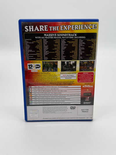 Guitar Hero World Tour Sony Playstation 2 bon état CIB OVP