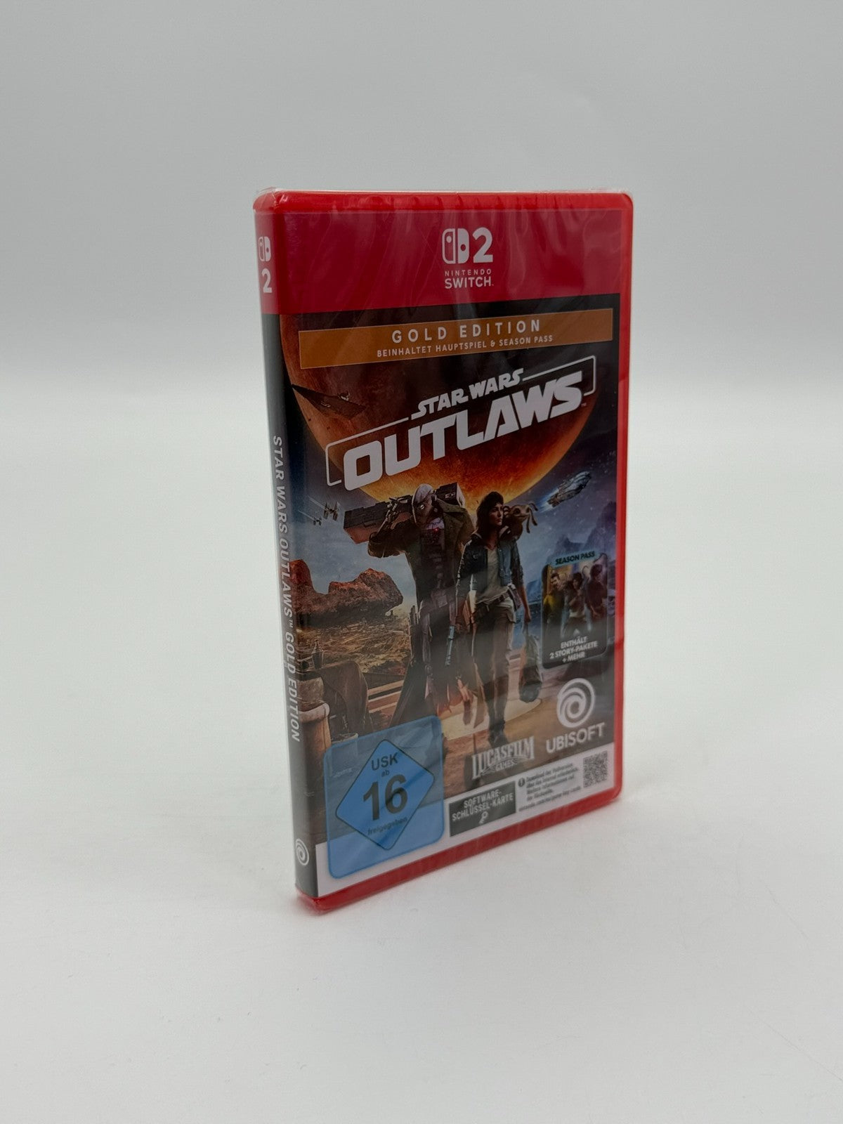 Star Wars Outlaws Gold Edition Nintendo Switch 2 New Factory Sealed CIB OVP