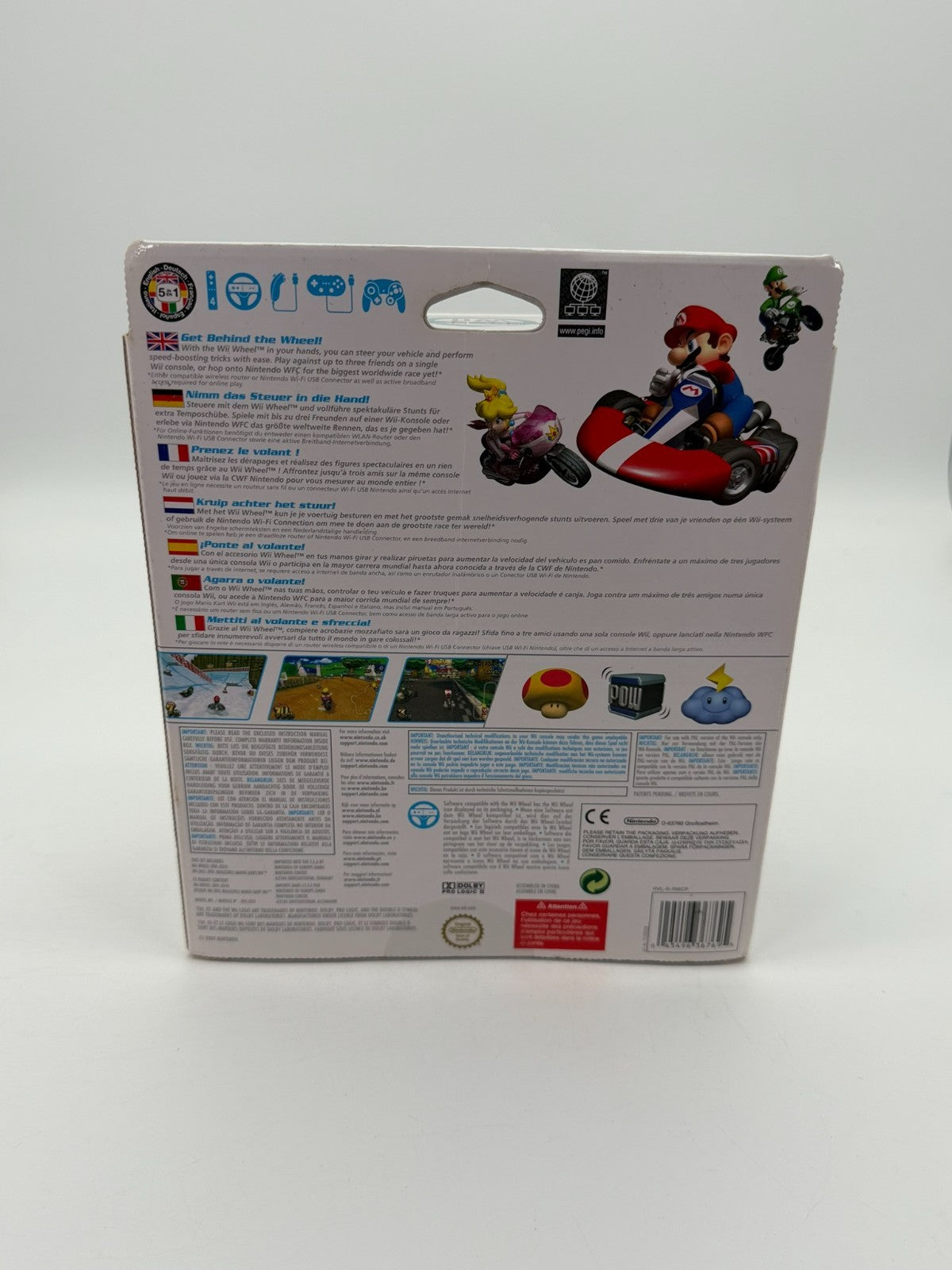 Mario Kart Wheel Bundle Nintendo Wii Factory Sealed Neu CIB OVP