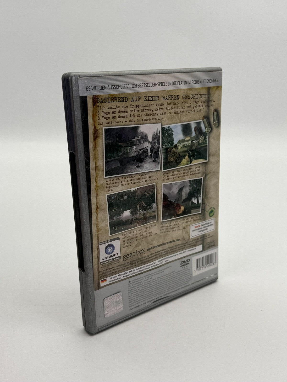 Brothers in Arms Road to Hill 30 Sony Playstation 2 guter Zustand OVP