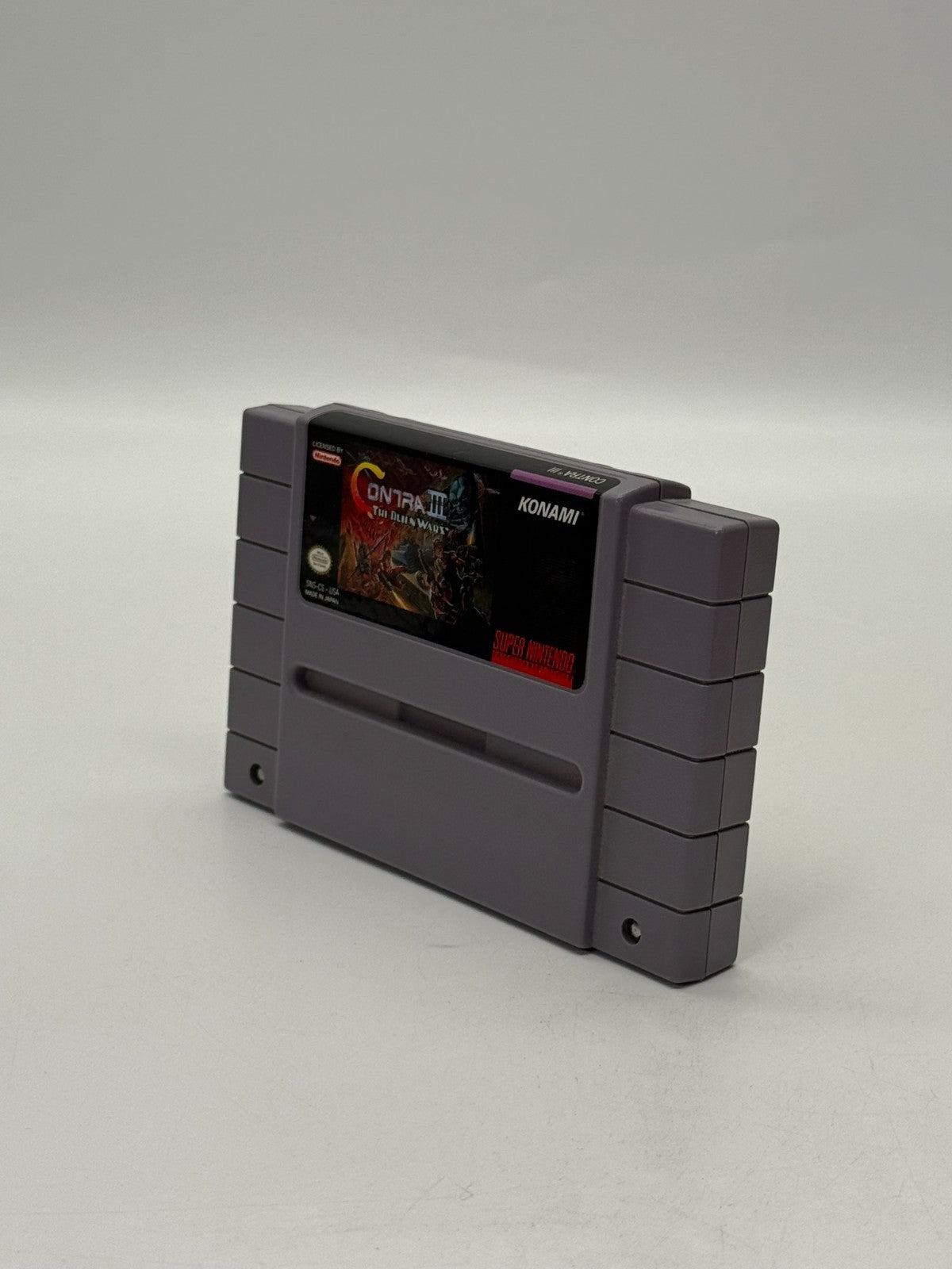 Contra III The Alien Wars Super Nintendo SNES NTSC-U/C Modul + Anleitung Gut